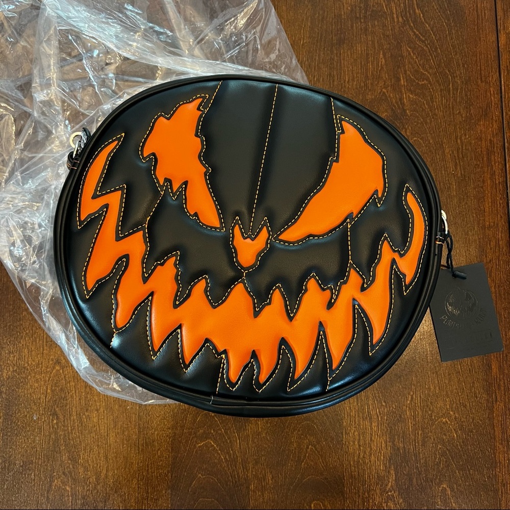 SOLD! - Love Pain and Stitches Pumpkin Kult Double Sided Bag NWT